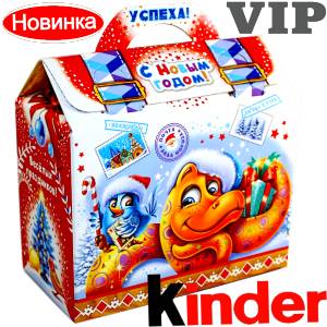 Сладкий подарок на Новый Год в жестяной упаковке весом 1200 грамм по цене 1762 руб в Братске